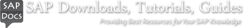SAP Materials, Documents, Tutorials